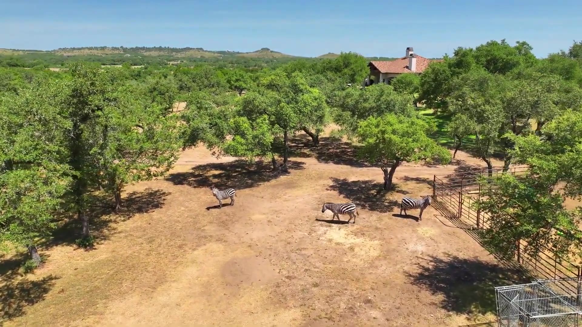 Aerial view of Sweet Serengeti Safari Ranch